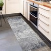 Washable Modern Abstract Rug Non Slip Low Pile Rug Soft Throw Floor Cover Foldable Indoor Carpet for Living Room Bedroom Playroom Nursery - 3 of 4