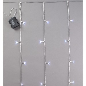 The Lakeside Collection LED Curtain Lights - Bright White - 1 of 3