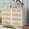 NicBex Queen Size Murphy Bed 80.2" Wooden Frame Murphy Bed Queen Morden Hideaway Wall Bed with Top Shelf and Spacious Drawer for Apartment - 3 of 4