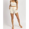 Women's TERRYCLOTH CROP AND SHORTS SET - Pretty Garbage - 3 of 4