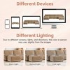 YOOCOZZ Chenille Sectional Sofa with Charging Ports, Petal Armrest Design and Movable Ottoman, 6 Seats - 3 of 4