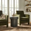 Talbert Pillow Top Slipper Chair with Casters Olive Green Velvet (KD) -  Threshold™ designed with Studio McGee