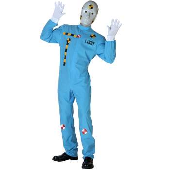 HalloweenCostumes.com Plus Size Crash Test Dummy Costume.