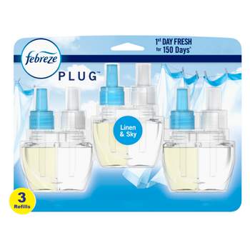 Febreze Odor-Fighting Fade Defy Plug Air Freshener Refill - Bora Bora -  0.87 fl oz/3pk