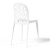 WestinTrends Playa Outdoor Modern Stackable Patio Dining Chairs (Set of 2) - 3 of 4