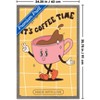 Trends International It's Coffee Time Framed Wall Poster Prints - 3 of 4
