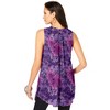 Roaman's Women's Plus Size Sleeveless Angelina Tunic - 3 of 4