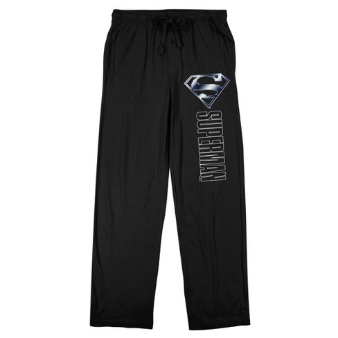 Superman Core Men’s Black Sleep Pants : Target