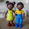 HABA Little Friends Naomi - 4" Girl Dollhouse Toy Figure with Pig Tails - 3 of 4