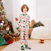 PATPAT Matching Family Pajamas Xmas Christmas Element Print Xmas Holiday PJs Green - 2 of 4
