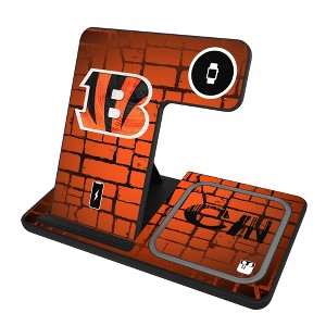 NFL AFC Teams Brick Wall 15-Watt 3 in 1 Charging Station - 1 of 4