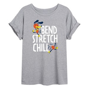 Women's - Disney - Slinky Dog Bend Stretch Chill Oversized Graphic T-Shirt - 1 of 4