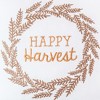 C&F Home 10" x 10" Happy Harvest Embroidered Fall Small Petite Throw Pillow - 3 of 4