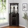 Corner Bar With Wine Rack - Home Source : Target