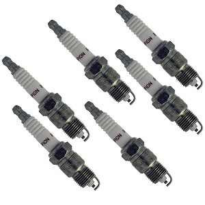 Champion 6 Pack of Genuine OEM (18S) Spark Plugs - RV15YC4-6PK - 1 of 3
