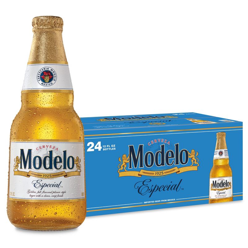 Modelo Especial Lager Beer - 24pk/12 fl oz Bottles, 1 of 12