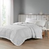 Gracie Mills Lucile Textured Oversized Down Alternative Blanket with Satin Trim - 2 of 4