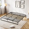 Bed Frame, Heavy Duty Metal Platform Low Bed Frame California King, No Box Spring Needed, Noise Free, Easy Assembly - 4 of 4