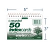 Roaring Spring Paper Products Wirebound Index Cards, 3" x 5", Ruled & Recycled, 50 Cards, Pack of 8 - 3 of 4