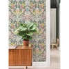 NuWallpaper Summer Love Peel and Stick Wallpaper Gray: Removable Vinyl, Self-Adhesive, Smooth Finish, 28.2 Sq Ft Coverage - 2 of 4