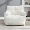 Sapphtopaz Soft Bean Bag Chair with Memory Foam, Tufted Sofa Chair with Armrest, Bean Bag Chairs for Adults and Kids, Lounger for Living Room - 3 of 4
