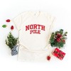North Pole Varsity Arched Distressed - Women's Short Sleeve Graphic T-Shirt - 2 of 4