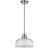 Chloe Lighting Lucie Industrial-Style 1 Light Chrome Finish Ceiling Mini Pendant 11" Wide - 2 of 2