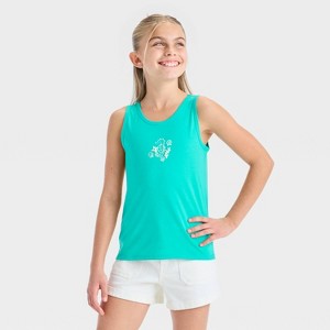 Girls' Printed Tank Top - Cat & Jack™ - 1 of 3