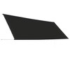vidaXL Door Canopy Black and Transparent 39.4 in.x31.5 in. Polycarbonate - 4 of 4