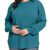 Women's Brooklyn Round Neck Sweater Plus - ZENANA - 2 of 2