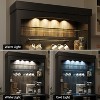 Coffee Bar Cabinet with LED Lights 72" Tall Buffet Cabinet with Storage Farmhouse Kitchen Sideboard Tall Coffee Hutch with Microwave Stand - 4 of 4