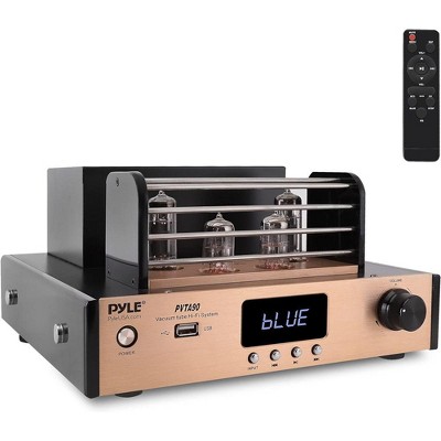 Pyle 1000W Wireless BT Tube Amplifier Stereo Receiver - PVTA90