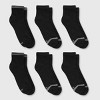 Hanes Women's Striped Cushioned 6pk Ankle Socks - 5-9 - 3 of 4