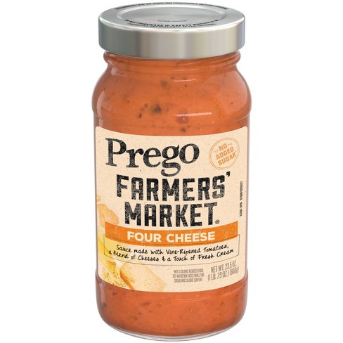 Prego Farmers Market Four Cheese Pasta Sauce 23 5oz Target