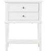 NicBex Nightstand with 2 Drawers and Bottom Shelf Modern Bedside Table Bedroom Furniture for Bedroom, Living Room - 2 of 4