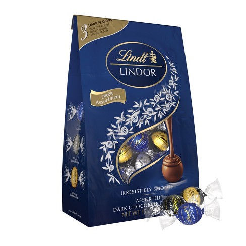 Lindt Lindor Assorted Dark Chocolate Candy Truffles - 15.2 oz.