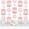 Big Dot of Happiness Rose Gold Grad - Graduation Party DIY Dangler Backdrop - Hanging Vertical Decorations - 30 Pieces - 2 of 4