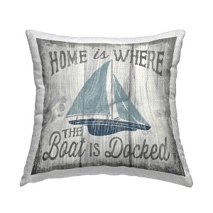 Stupell Industries Home's Where Boat's Docked, 18 x 18 - 1 of 3