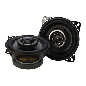 Crunch 4 Inch 2-Way Coaxial Car Speaker Set, Full-Range Audio System with Soft Dome Tweeters, Bass Sound Upgrade for Vehicle Stereo, 200W Peak Power - 1 of 1