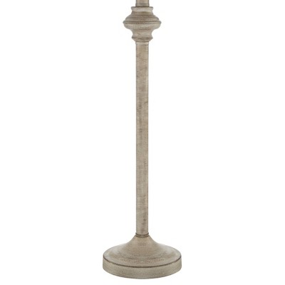 Carter Beige Metal and Cream Fabric 3-Piece Lamp Set