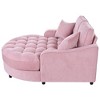 NicBex Oversized Chaise Lounge Sofa Couch with Tufted Seat & Detachable Pillows,Upholstered Sleeper Sofa for Living Room,Bedroom - 4 of 4