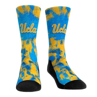 NCAA UCLA Bruins Paint Crew Socks - L/XL