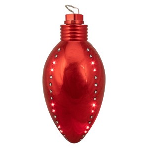 J. Hofert Co 64 Red LED Ornament Micro Christmas Lights - 10" Clear Wire - 1 of 1