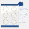 Avery 3" Diameter Labels, Gold Border with Gold Dots, 60 ct - 3 of 4