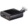 Monoprice 2-Port USB DisplayPort Cable KVM Switch, 4096x2160@30Hz With Remote Port Selector, Supports Microphone And Speakers - 3 of 4