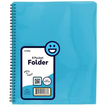 8 pocket folder with front view