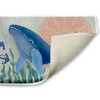 Stupell Industries Sealife Classic Whale Printed Plush Bath Mat And Bath Rug, Design By Darlene Seale, 18"X30" - 2 of 4