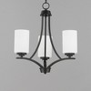 Maxim Lighting Deven 3 - Light Chandelier in  Black - 3 of 3