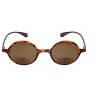 Calabria 721SB Flexies Round Sun Bi-Focal Reading Glasses w Case - 2 of 4