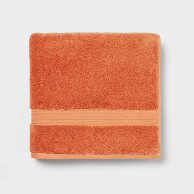 Antimicrobial Bath Towel Orange - Total Fresh